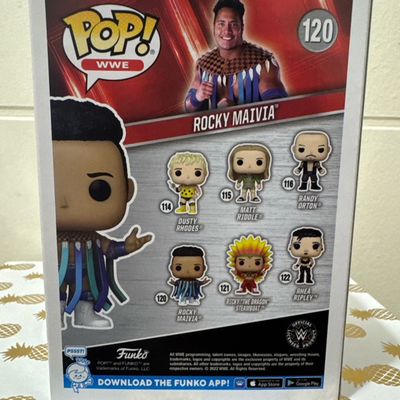 Funko Pop WWE The Rock EE Exclusive #120 - Picture 3 of 3
